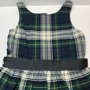 Ralph Lauren Girls Plaid Holiday Dress Size 6 Gently Used